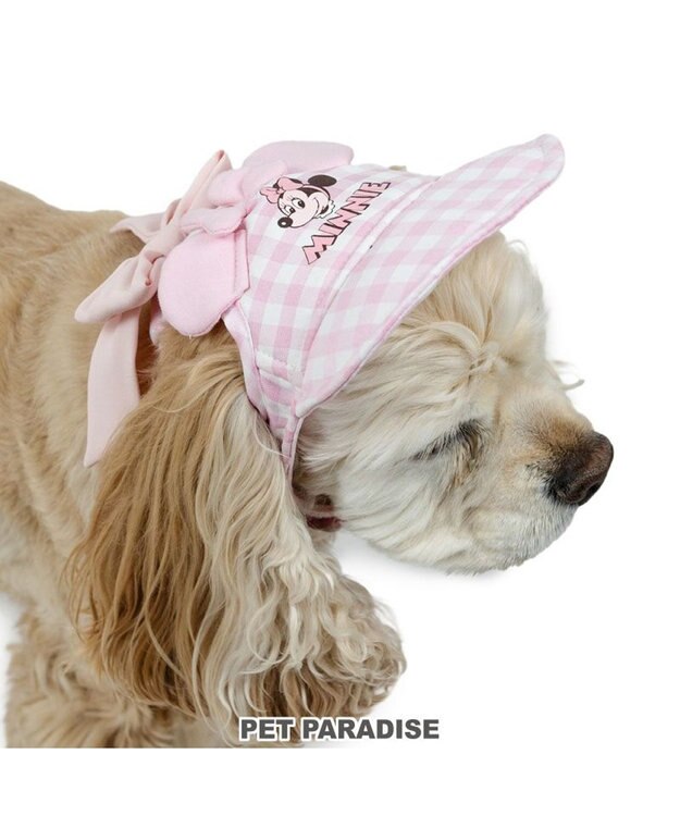 PET PARADISE ディズニー ミニーマウス なかよし キャップ 《ピンク》 中型犬 ピンク
