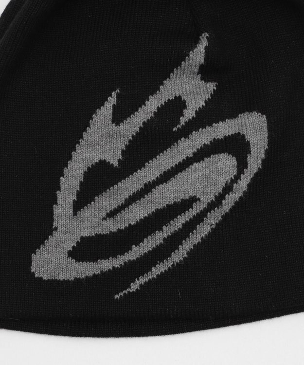 WEGO 【ユニセックス着用ITEM】MA55IVE　ロゴシングルニットワッチ ブラック