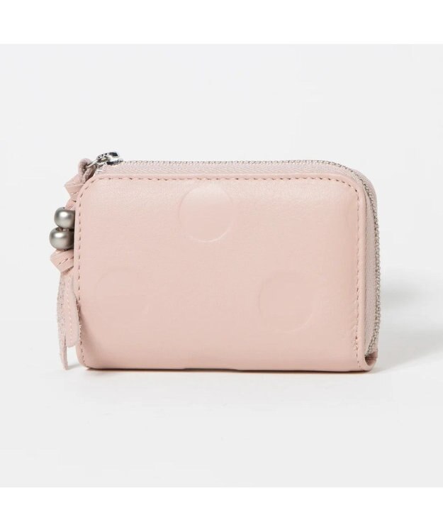 UNBILLION ペルケ perche / ドット型押しスマートキーケース ライトピンク