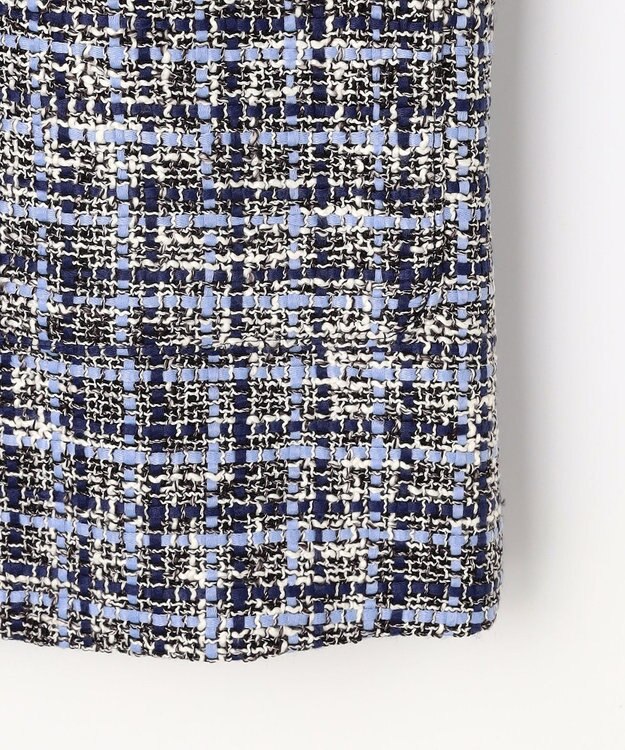 J.PRESS LADIES L ファニーツイード ジャケット ネイビー系