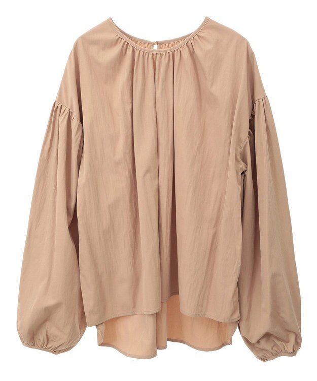 CRAFT STANDARD BOUTIQUE ボリュームスリーブブラウス Beige