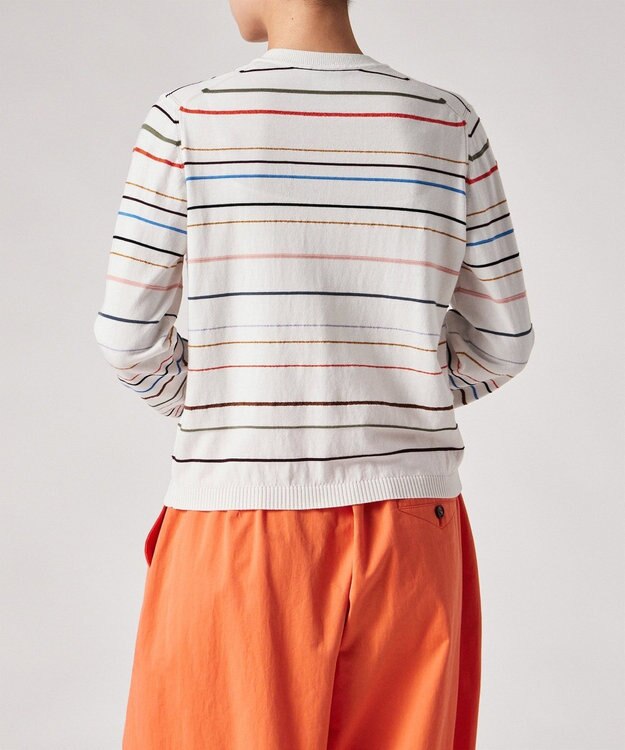 Paul Smith マルチカラーライン カーディガン オフホワイト
