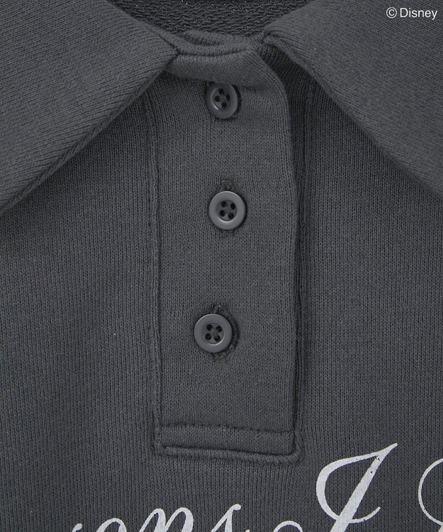 Green Parks １０１匹わんちゃん／ポロ衿裏毛スウェット Charcoal Gray