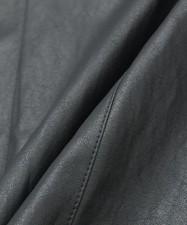 YECCA VECCA レザーライクマーメイドスカート Black