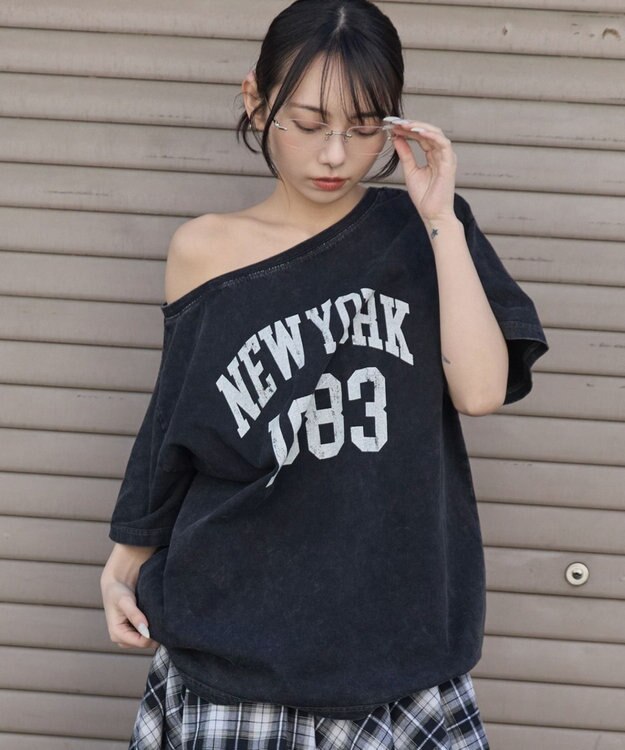 WEGO ２WAYグラフィックワンショルBIGT 柄5