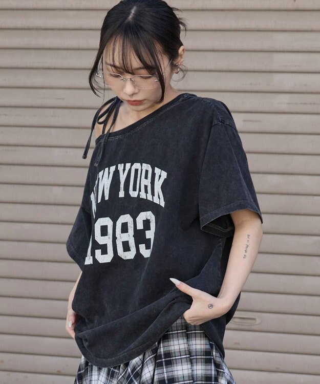 WEGO ２WAYグラフィックワンショルBIGT 柄5