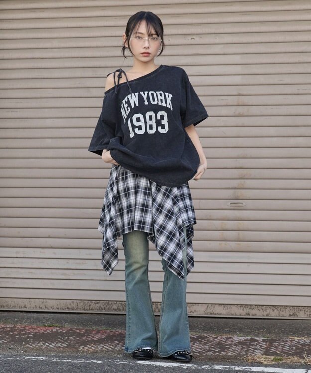 WEGO ２WAYグラフィックワンショルBIGT 柄5