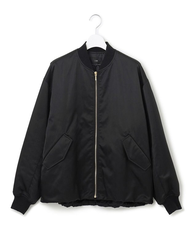 23区 L ヴィンテージナイロンツイル MA-1 ブルゾン ブラック系