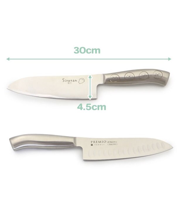 Mother garden しろたん ステンレス 三徳包丁 シルバー