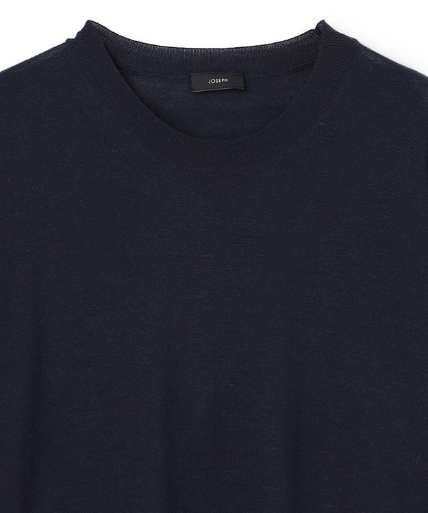 JOSEPH HOMME LIGHT MERIONS CREW NECK KNIT ネイビー系