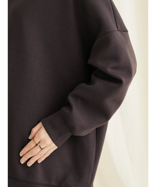 CRAFT STANDARD BOUTIQUE ポンチモックネックビッグプルオーバー Charcoal Gray