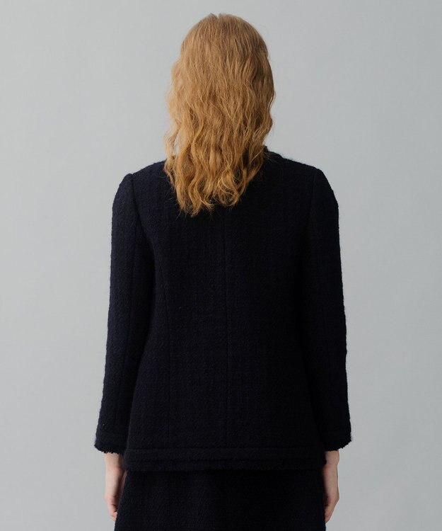 TOCCA PUZZLE ノーカラージャケット ネイビー系3