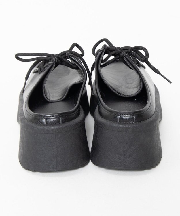 WEGO レースアップデザインサボ ブラック