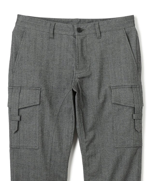 JOSEPH HOMME ソフトヘリンボンストレッチ / CIGAR CARGO グレー系