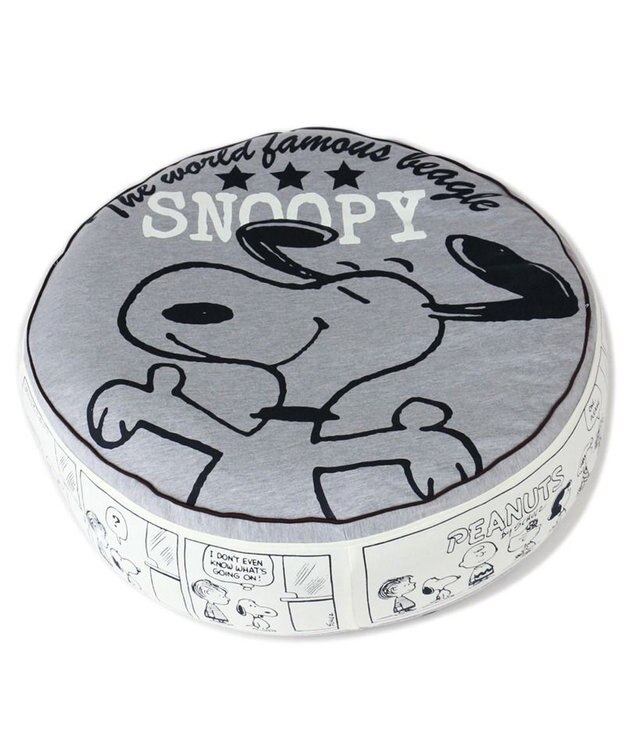 PET PARADISE スヌーピー クッション  M（60cm） 《ハッピーダンス柄》  ハッピーダンス柄