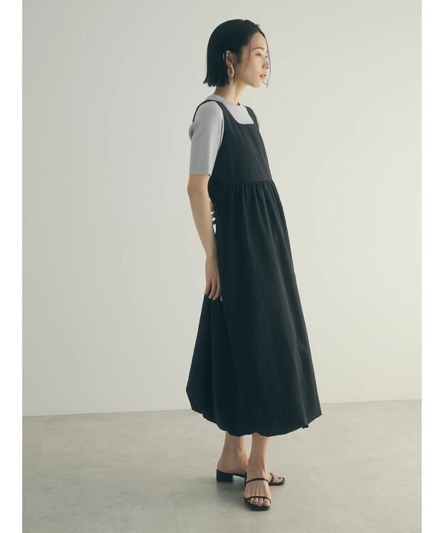 Green Parks armonia.バルーンワンピース Black
