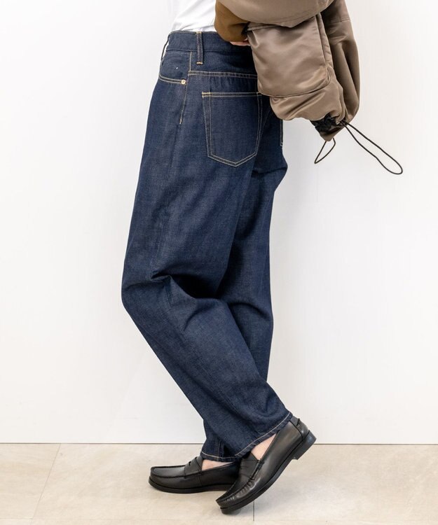 caqu FS narrow barrel ナローバレルデニムパンツ re.birth