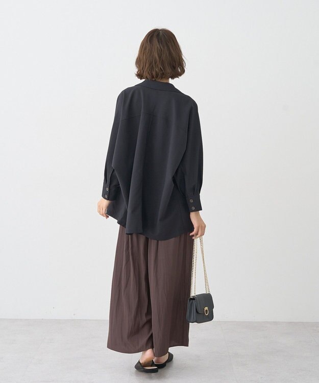 earth music&ecology シアードルマンジャケット Black