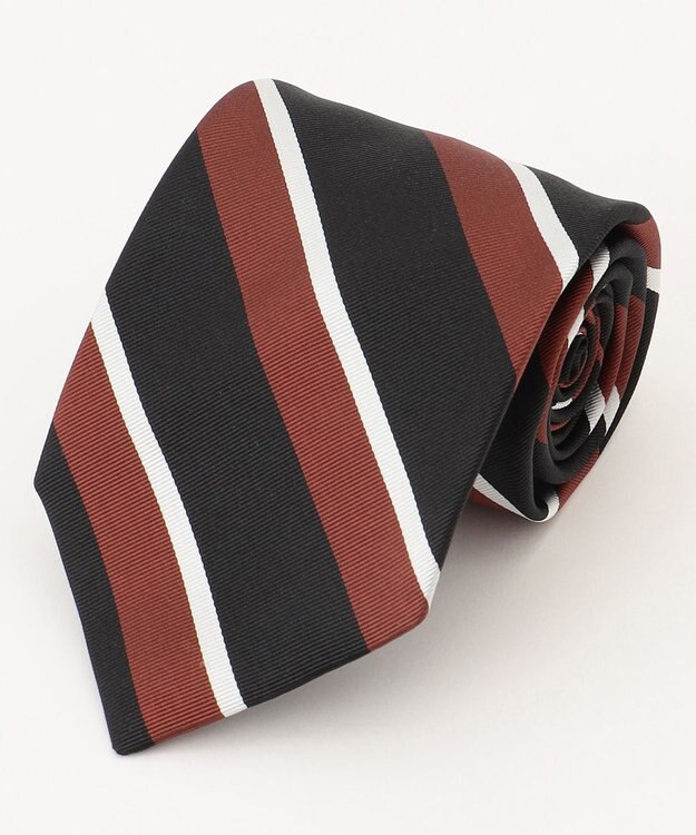 J.PRESS MEN 【J.PRESS ORIGINALS】REGIMENTAL TIE / JAPAN MADE ブラック系1