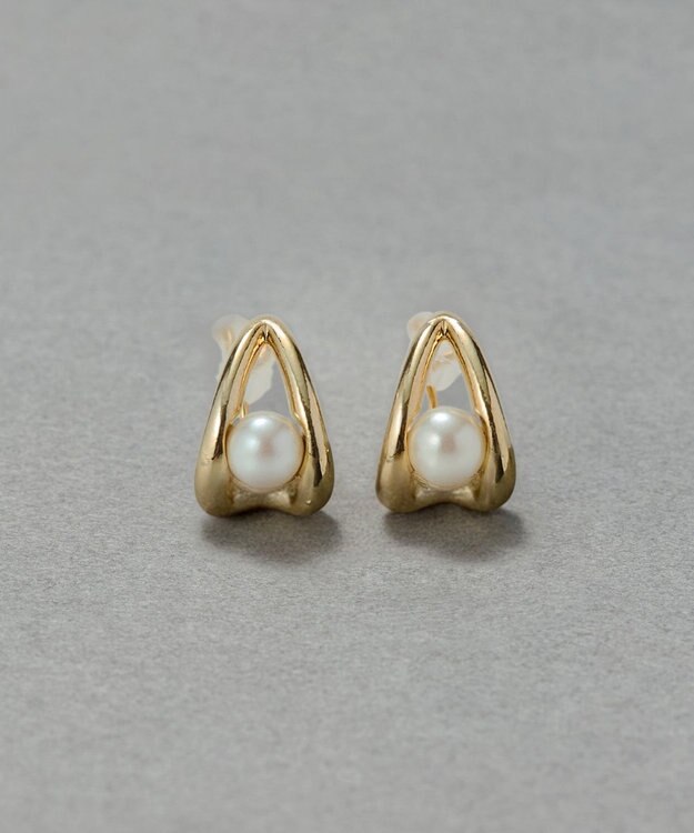 Phoebe 【痛くないシリーズ/金属アレルギー対応】ドロップパールライトフィットイヤリング　ゴールド ゴールド