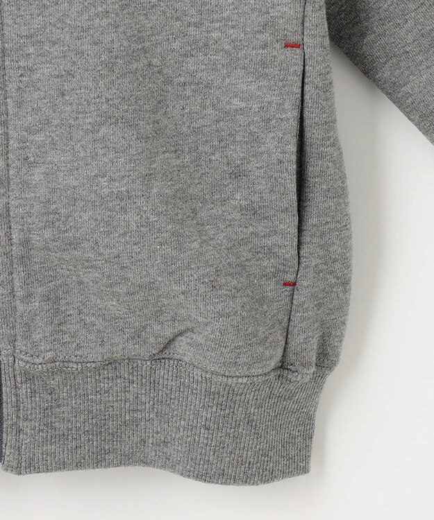 J.PRESS KIDS 【110-130cm】ロゴ入り パーカー ライトグレー系