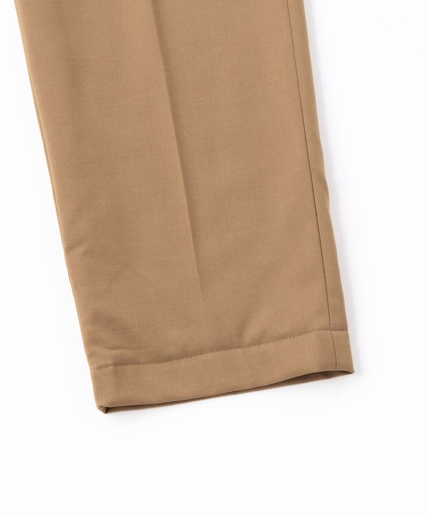 UNFILO MENS ウールライク ワイドパンツ ブラウン