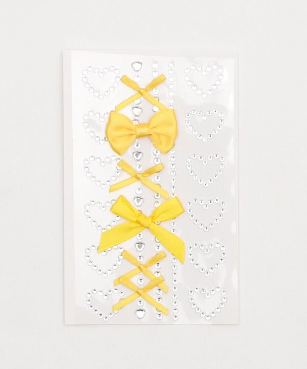 WEGO フェイスデコステッカー イエロー