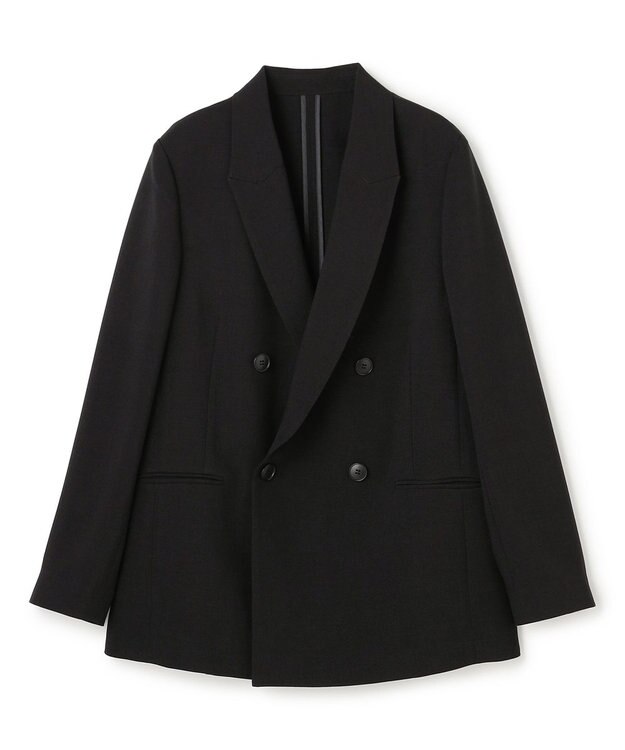 uncrave ウォッシャブルドライサップ ジャケット ブラック(WEB限定カラー）