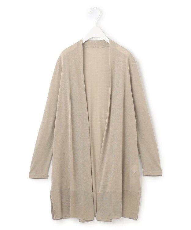 ICB 【接触冷感・洗える】PINION ロングカーディガン ライトオリーブ系