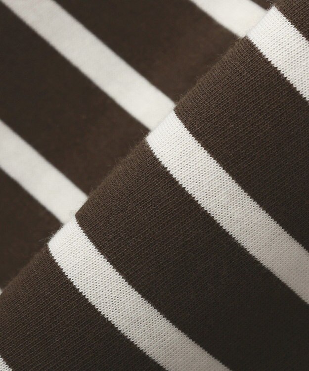 AMERICAN HOLIC フレアラグランボーダーロンＴ Brown