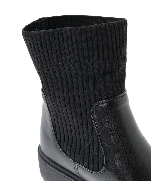 Green Parks ＲＵＰＩＳ．サイドゴアブーツ Black