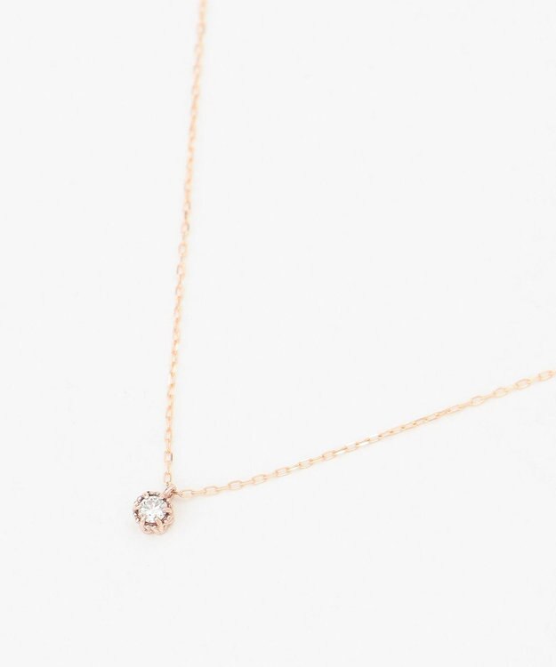 TOCCA 【WEB限定】FLORA K10 DIAMOND NECKLACE K10 ダイヤモンド ネックレス ピンクゴールド系