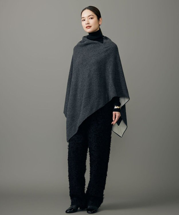 自由区 【SHIHOさん着用】カットジャカード パンツ ブラック