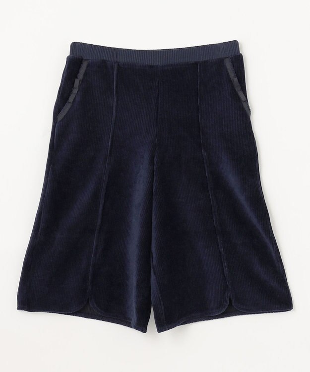 組曲 KIDS 【150-160㎝】コーディロイ ハーフパンツ ネイビー系