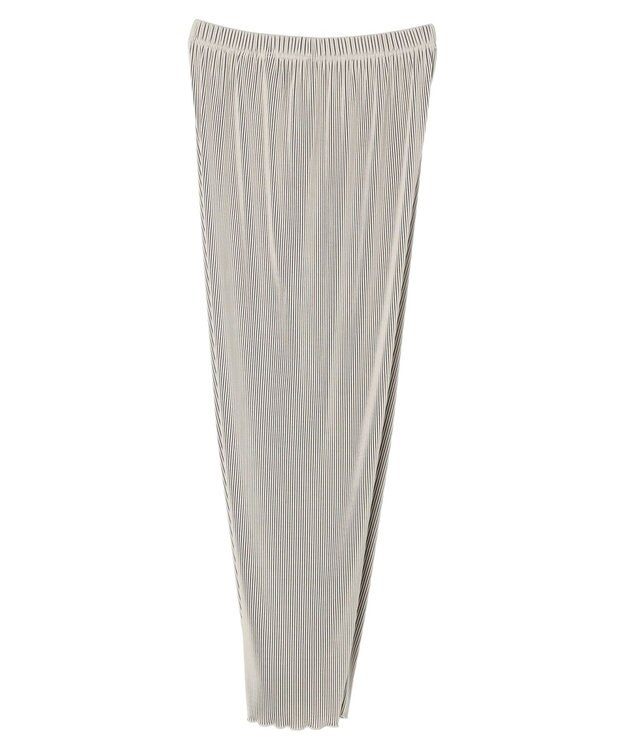 Green Parks プリーツ風カットパンツ Ivory