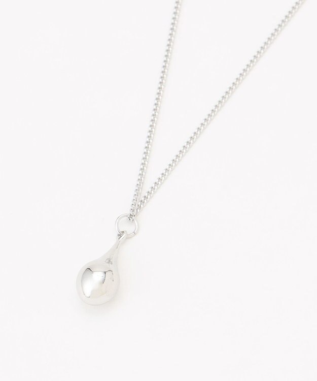 ANY ティアドロップ２連ネックレス シルバー