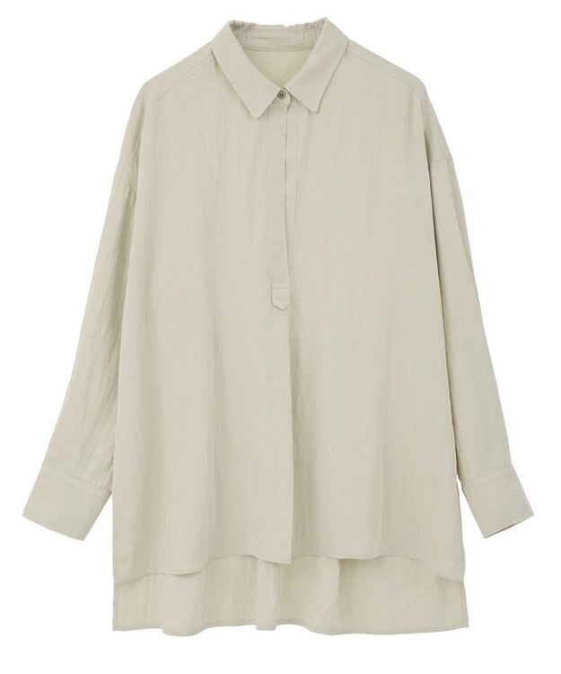 YECCA VECCA スキッパーオーバーシャツ Brown