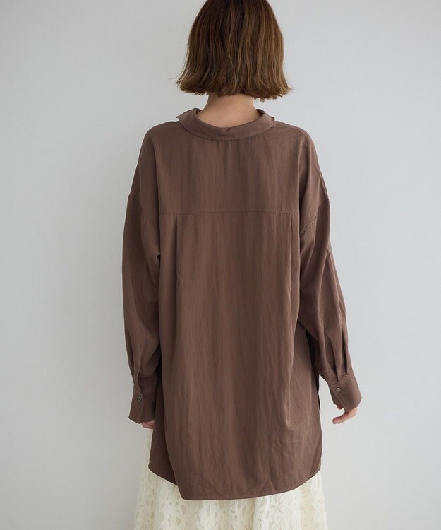 YECCA VECCA スキッパーオーバーシャツ Brown
