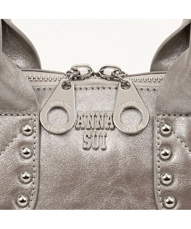 ANNA SUI ルミナス 2WAYハンドバッグ（小） シルバー