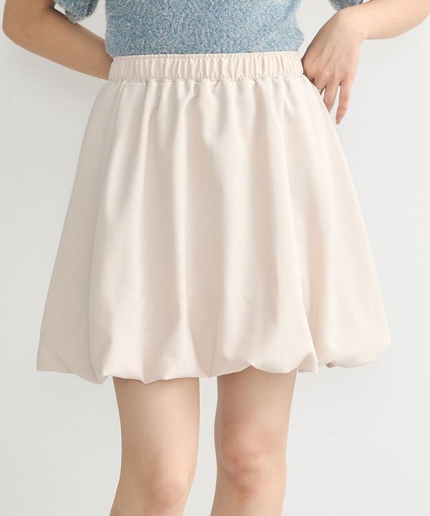 earth music&ecology バルーンミニスカート Beige