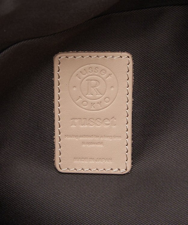 russet ソフトレザーラウンドビッグショルダーバッグ(CE-1325-WEB) Black2（シルバー金具）