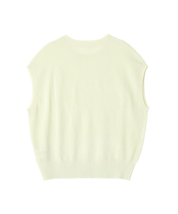 CRAFT STANDARD BOUTIQUE 【2点SET】ストール付きノースリーブニットプルオーバー Light Green