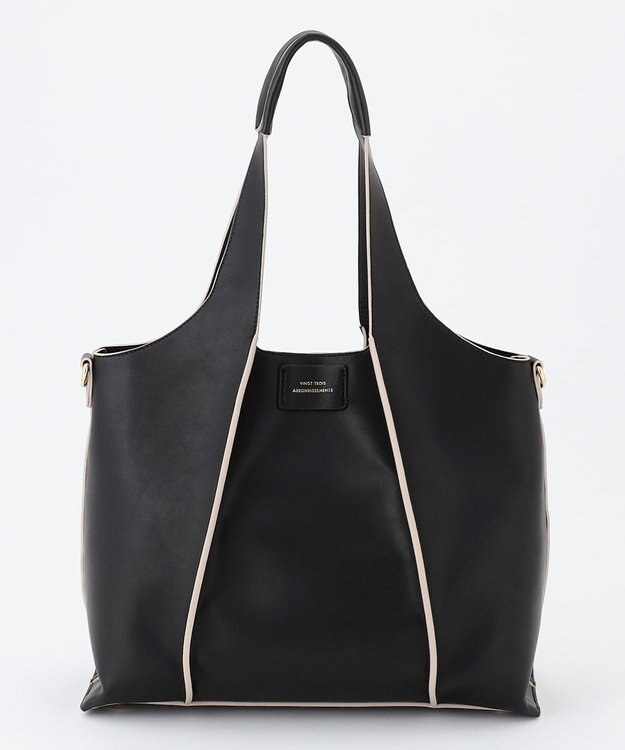 23区 アウトシームトートバッグ ブラック系