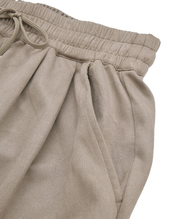 Green Parks スウェードカーゴパンツ Ivory