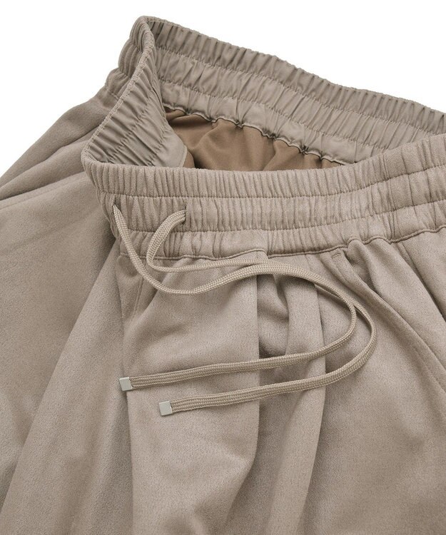 Green Parks スウェードカーゴパンツ Ivory