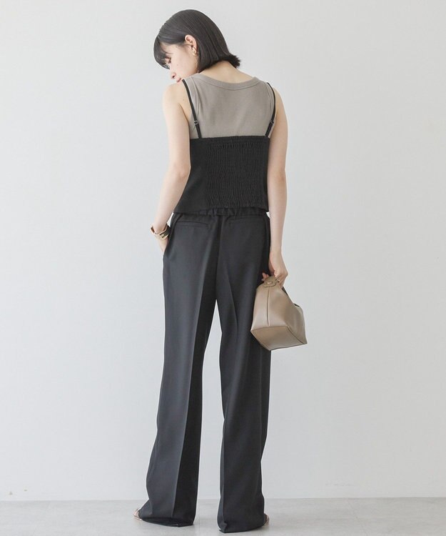 AMERICAN HOLIC 【2WAY】イージーケアフロントボタンビスチェ Black