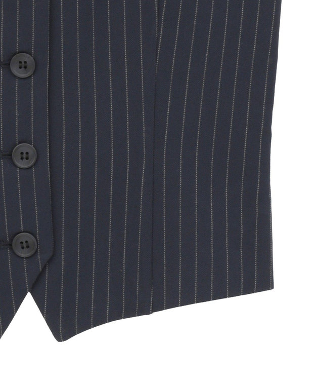 AMERICAN HOLIC 【2WAY】イージーケアフロントボタンビスチェ Stripe Navy