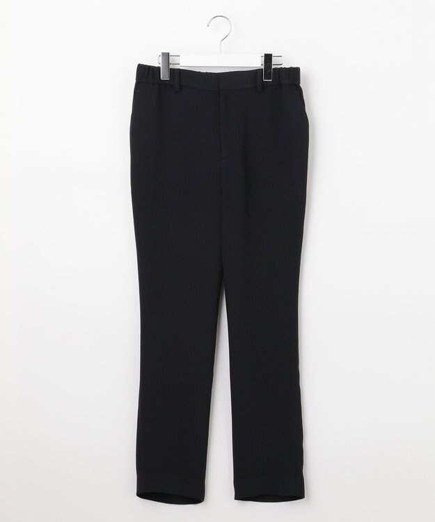 自由区 【XSサイズ～/洗える】ソフトサルエルパンツ ネイビー系