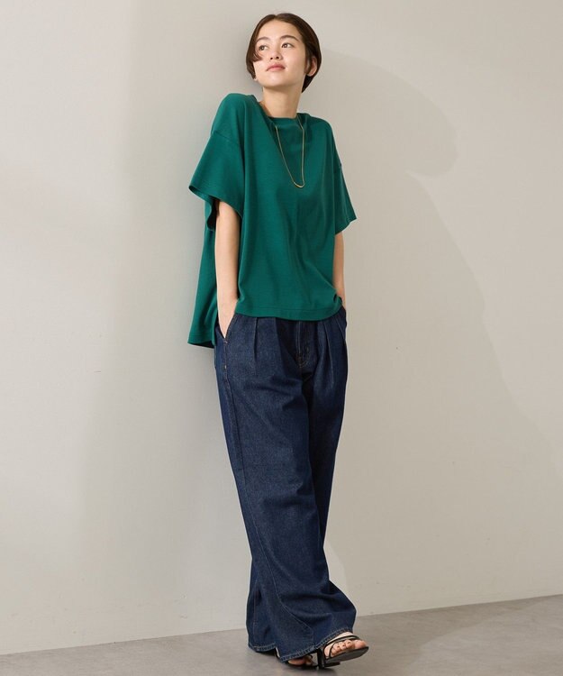 AMERICAN HOLIC 【接触冷感】スムースボクサーＴシャツ Green