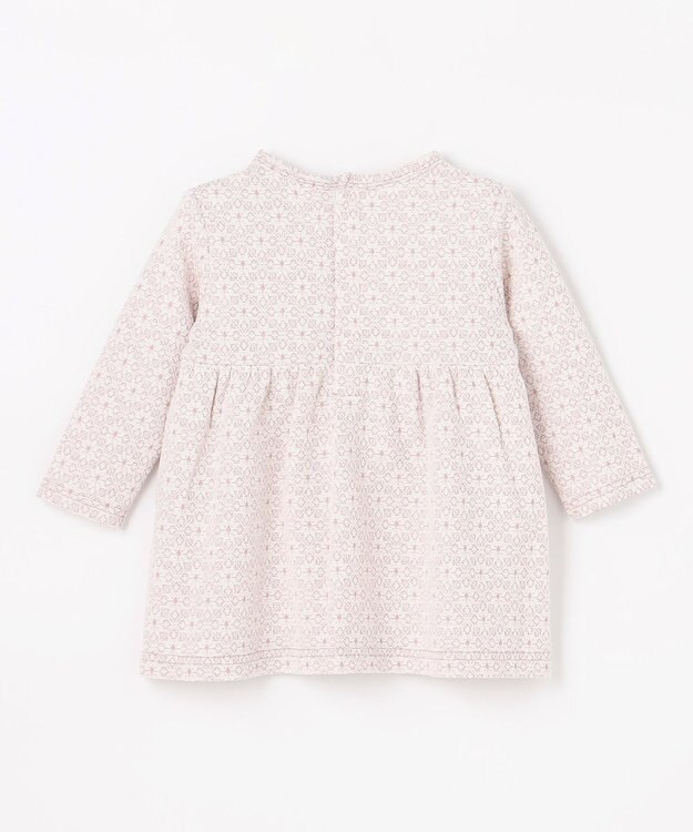 組曲 KIDS 【80-90㎝】 フロストフラワージャガード セットアップ ラベンダー